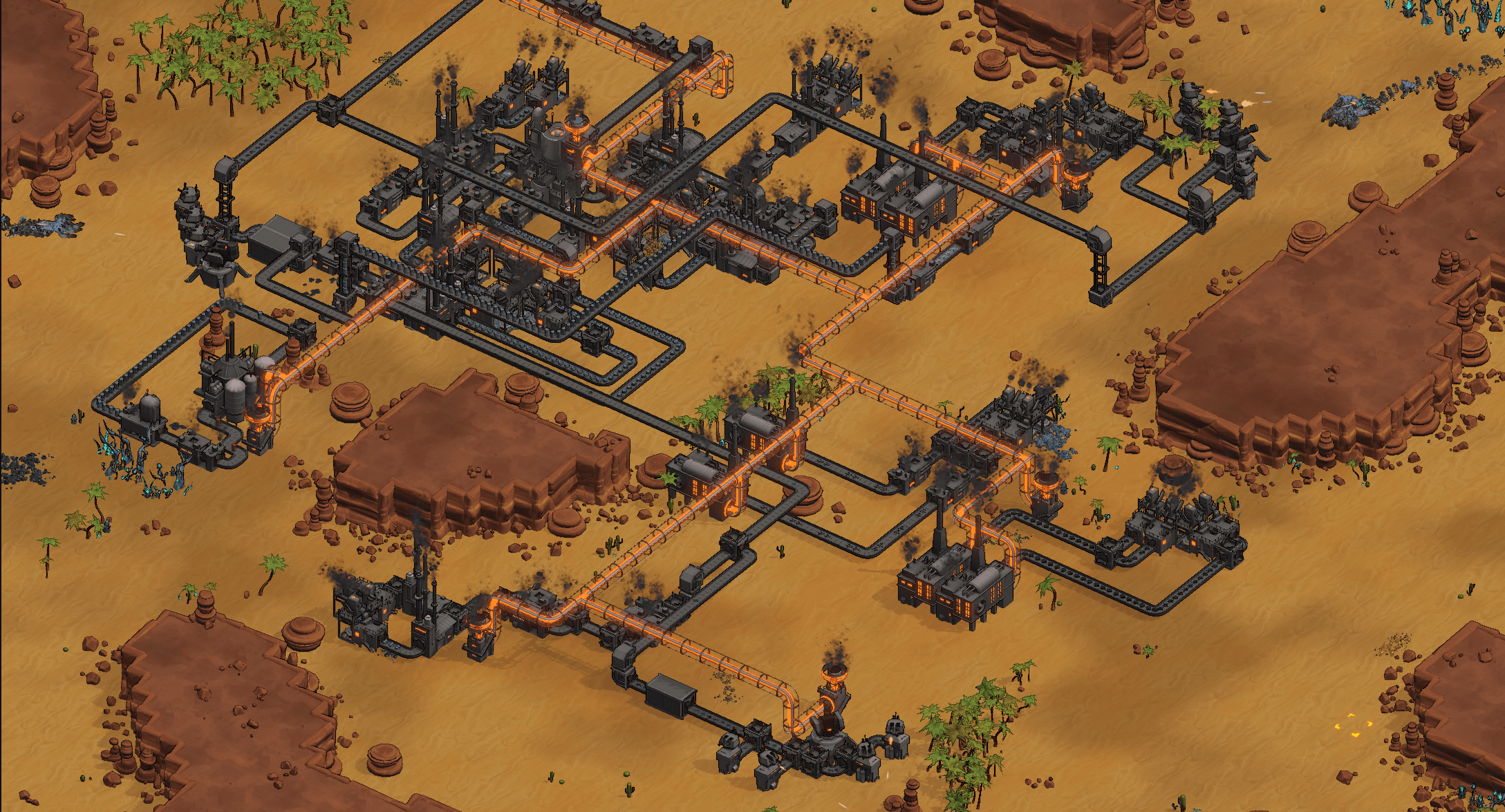Factory overview — Sandy Desert