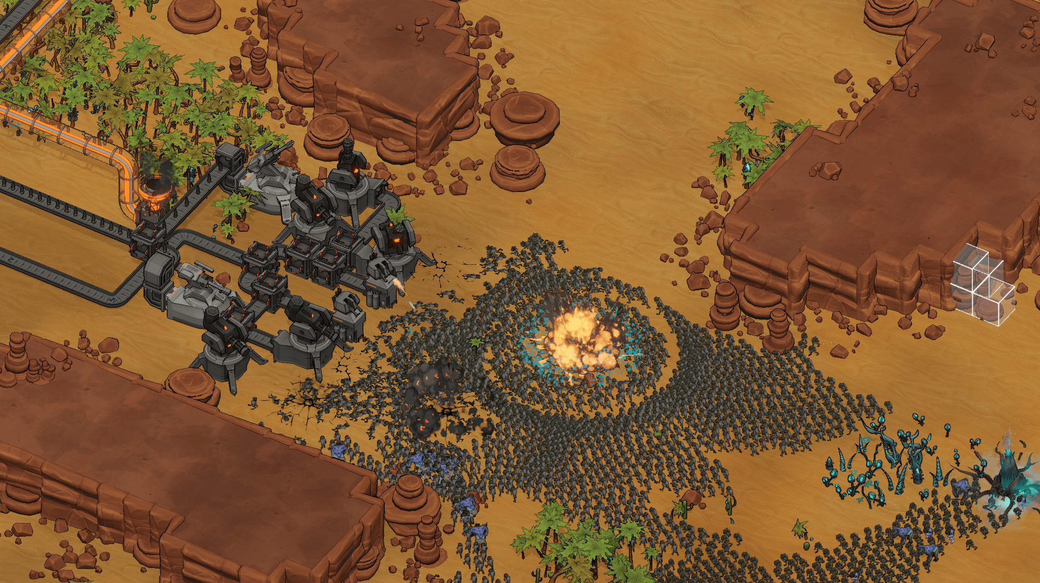 Defend the factory — Sandy Desert